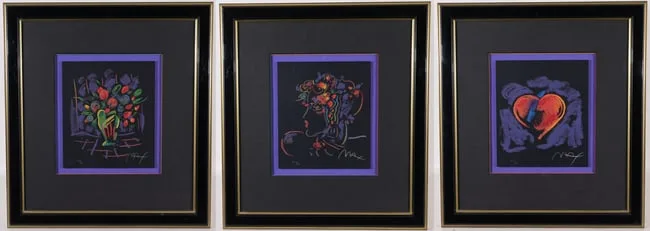 Romance Suite by Peter Max, Color lithograph, sold Jan 2026
