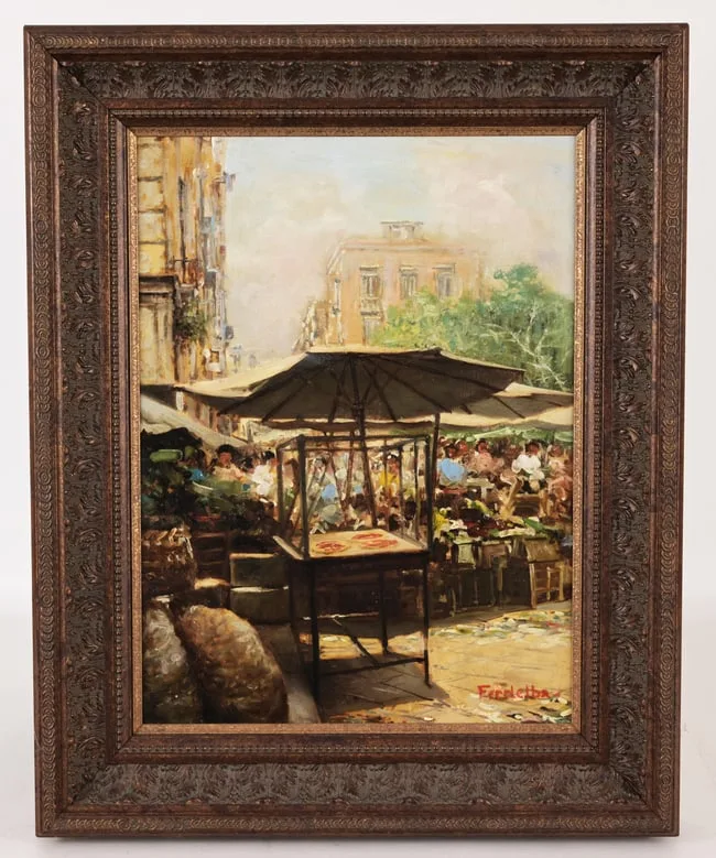 Mario Ferdelba, Untitled, Oil on canvas