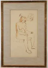 Raphael Soyer, Seated Nude