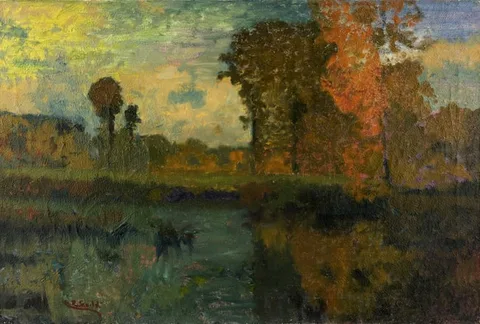 Carl Saxild, Untitled, Oil on canvas