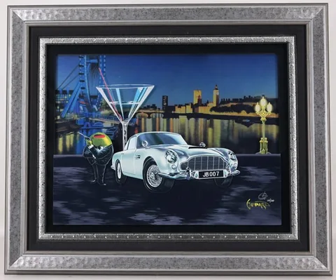 Bond 007 by Michael Godard, Mixed Media, sold Jan 2026