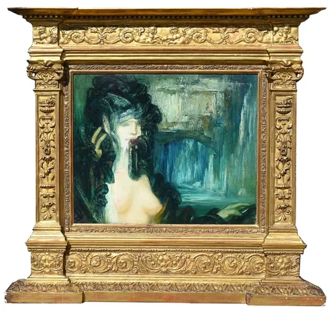 Pierre Amédée Marcel-Béronneau, Gorgone, Oil on Canvas