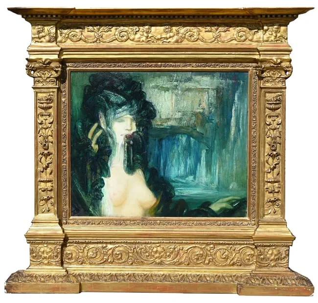 Pierre Amédée Marcel-Béronneau, Gorgone, Oil on Canvas