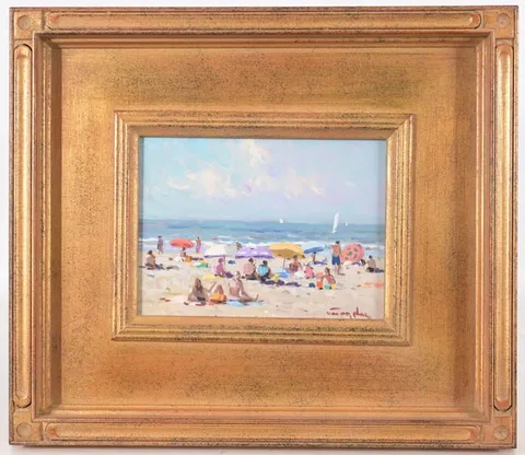 Untitled by Niek Van der Plas, Oil on Board, offered Mar 2026
