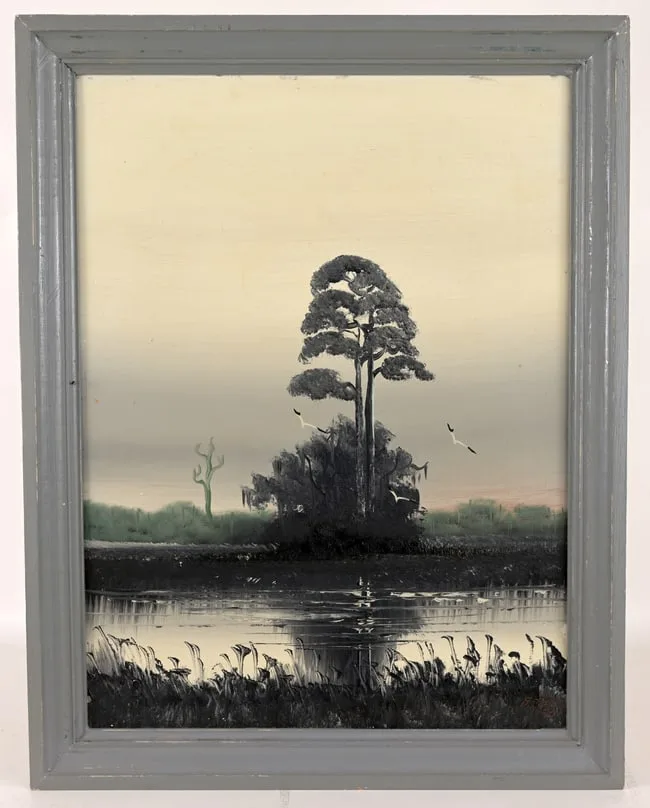 Untitled by Al Black, Oil on Board, sold Mar 2026