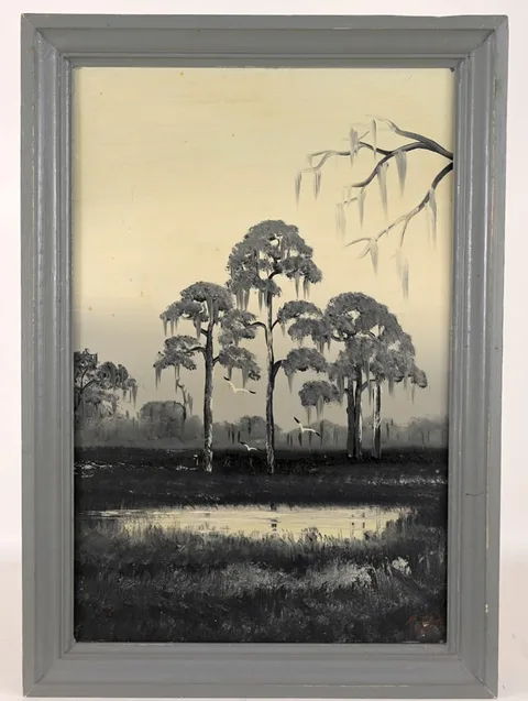 Al Black, Untitled, Oil on Board