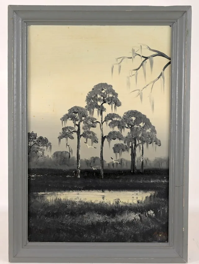Untitled by Al Black, Oil on Board, sold Mar 2026