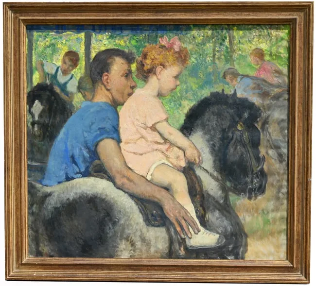 Untitled by Francis Luis Mora, Oil on Canvas, sold Mar 2026