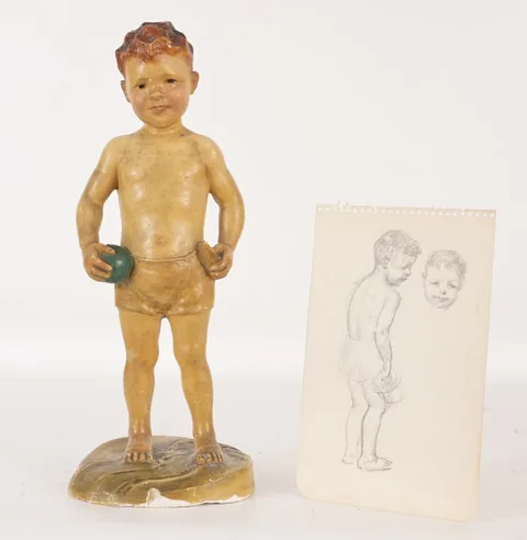 Francis Luis Mora, F. Mora's Grandson, Pencil