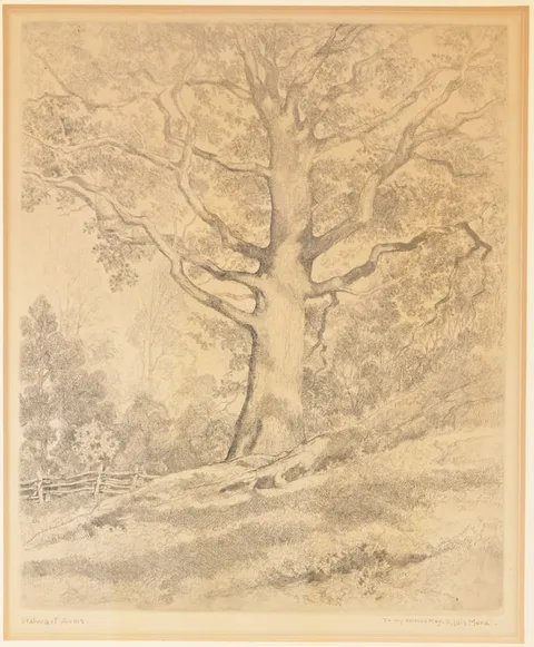 Francis Luis Mora, Stalwart Arms, Etching