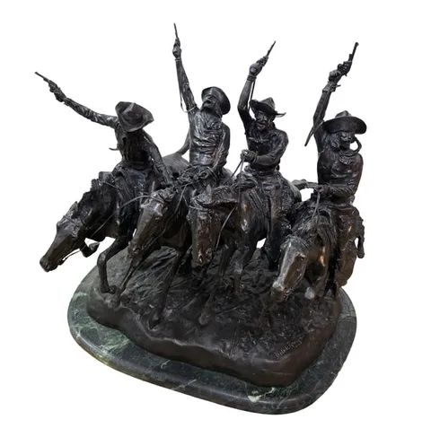 Frederic Remington, Coming Thru the Rye, Bronze