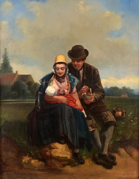 Adolf Dillens, Untitled, Oil on Canvas