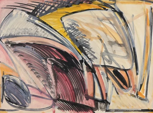 Patrick Boudon, Untitled, Mixed Media on Paper