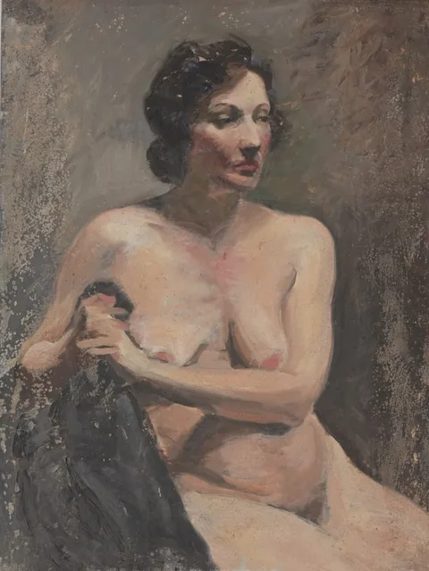 Edward Leonard, Untitled, Oil on board