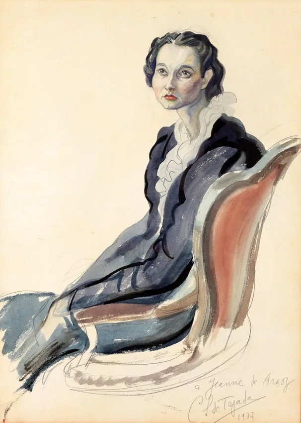 Untitled by Carlos Sáenz de Tejada, Watercolor/Gouache on Paper, offered Mar 2026