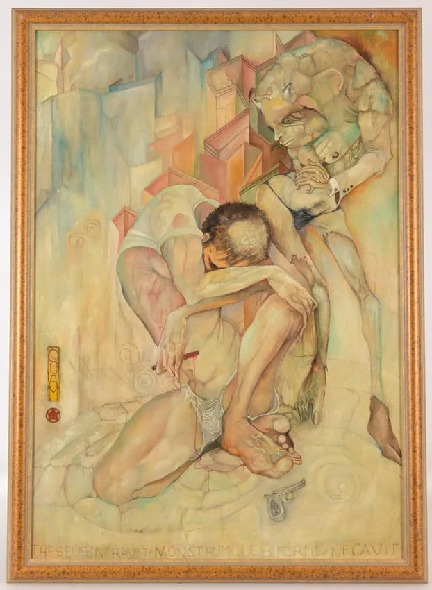 The Maze by Mylo Quam, Oil on Canvas, sold Mar 2026