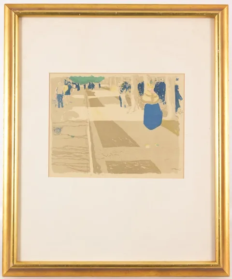 L'Avenue by Édouard Vuillard, Color lithograph on wove paper, offered Mar 2026