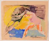 LeRoy Neiman, Dan Gable at the Olympics