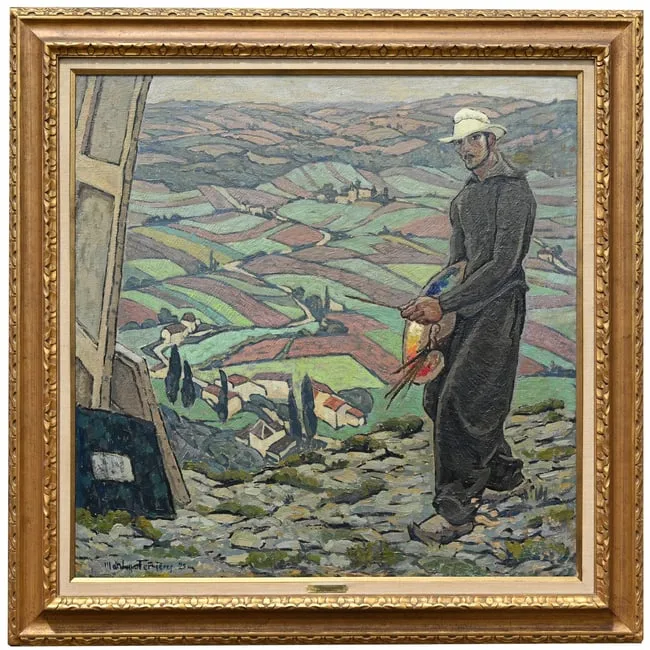 Jacques Martin-Ferrières, Le Peintre, 1925, Oil on Canvas