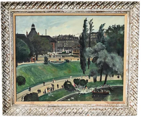 Lucien Adrion, Paris, Oil on Canvas