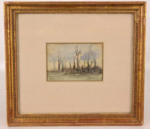 Johan Hendrik Weissenbruch, Untitled, Gouache on Paper