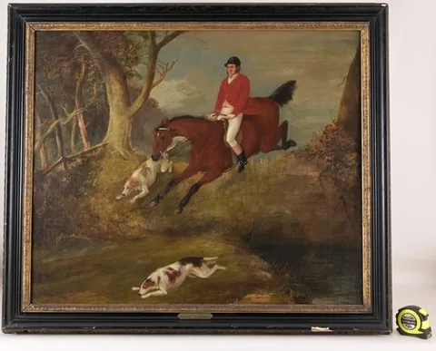 Richard Barrett Davis, Clearing the Bridge, Oil on Canvas