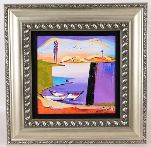 Alfred Gockel, On the Docks, 2015, Acrylic on Canvas