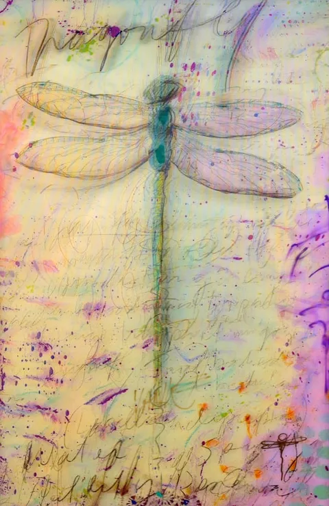 Tim Yanke, Dragonfly, 2012, Lithograph