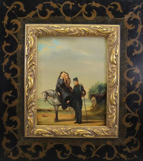 The Chaperone by Job Augustus Bakker, Oil on board, sold Apr 2026
