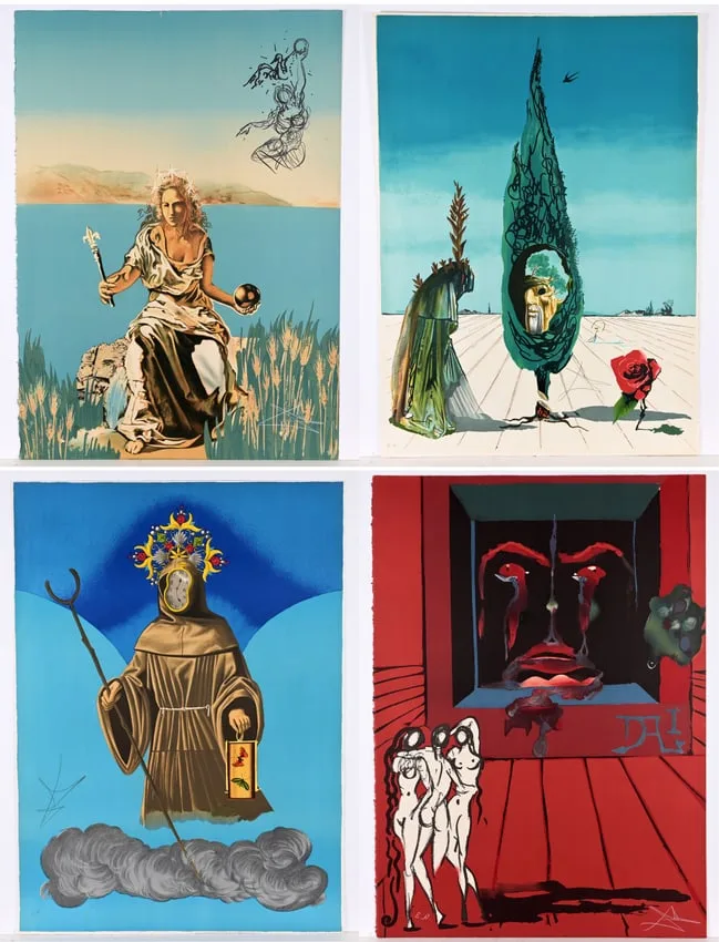 Untitled by Salvador Dalí, Color Lithographs, sold Apr 2026