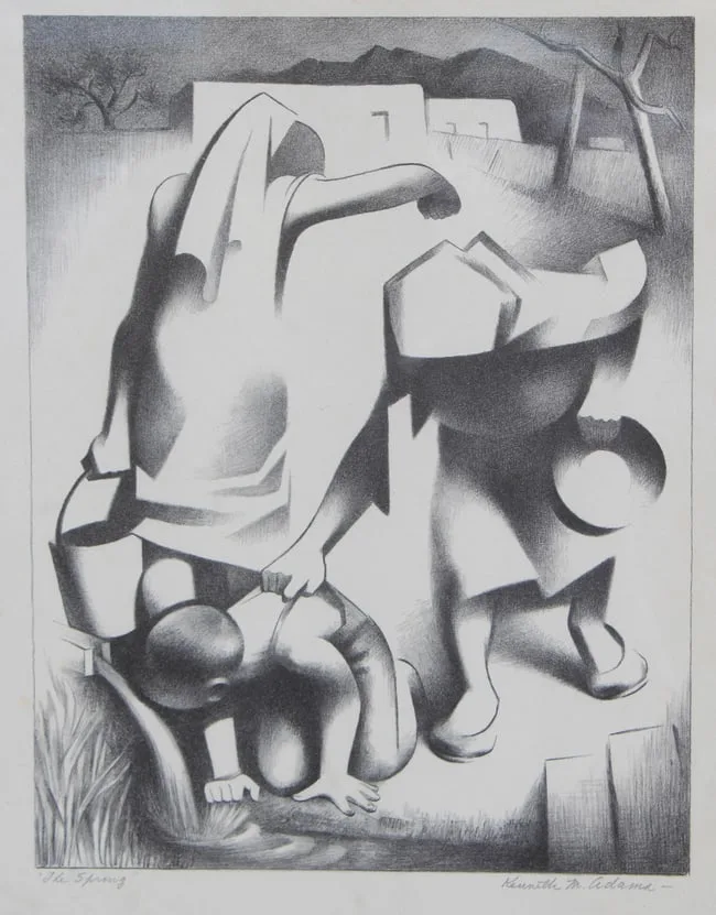 The Spring by Kenneth Miller Adams, Lithograph, offered Apr 2026