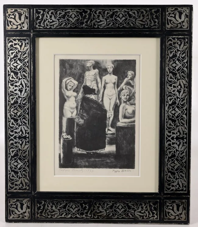 Peggy Bacon, Antique Beauty, Lithograph