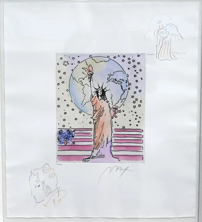 Peace on Earth by Peter Max, Etching, sold Apr 2026