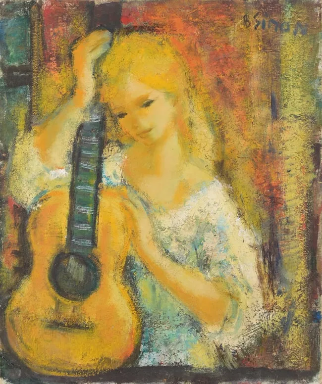 Untitled by Boris Simon, Oil on Canvas, offered Apr 2026