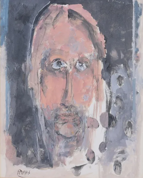Paul Rambié, Untitled, Watercolor and Gouache on Paper