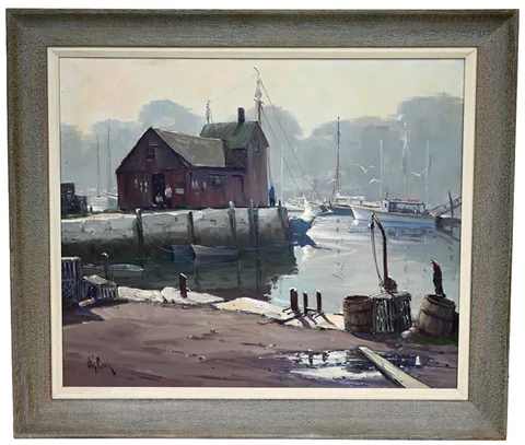 Otis Cook, Motif #1, Oil on Canvas