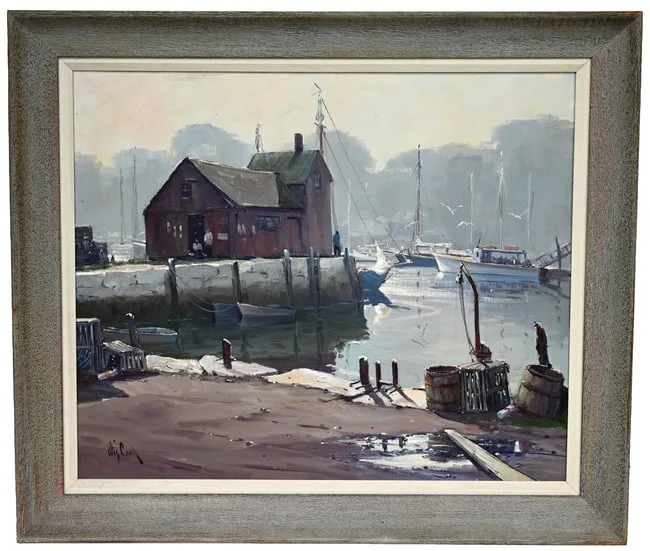 Otis Cook, Motif #1, Oil on Canvas