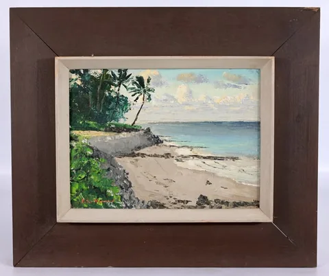 Peter Hayward, Punaluu, Oil on Canvas