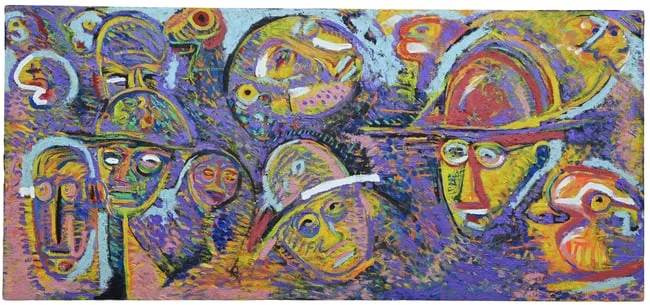 Infancia I by Rubens Gerchman, 1993, Acrylic on Canvas, offered Jul 2026