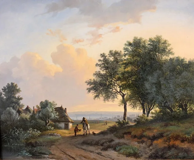 Henri Daniel Verbeeck, Untitled, Oil on Board