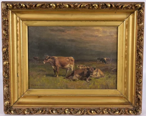 Thomas Bigelow Craig, Sunshine and Shower, Oil on Canvas