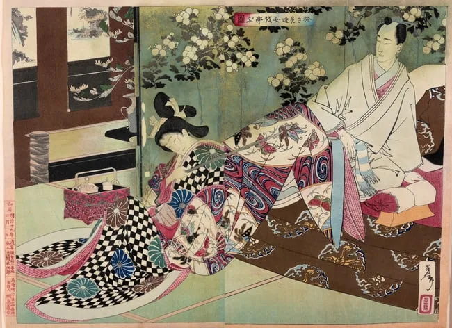 Yoshitoshi, Untitled, Woodblock