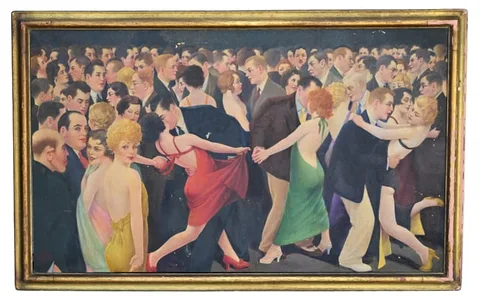 Dime a Dance by Lester Ambrose, Oil on Canvas, sold Sep 2026