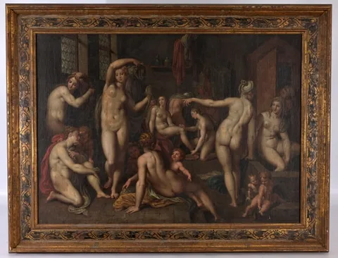 Giovanni Balducci, Diana's Bath, Oil on Canvas