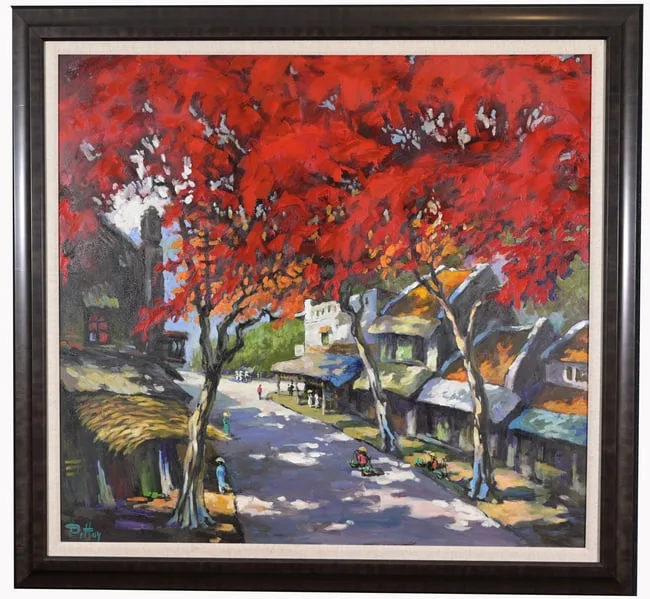 Untitled by Duong Huy, Oil on Canvas, offered Sep 2026