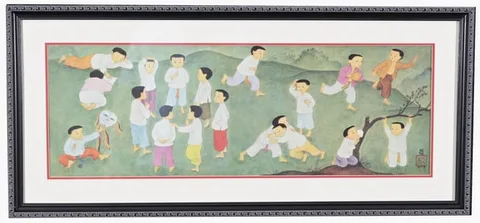 Mai Trung Thu, La Recreation, Color Print