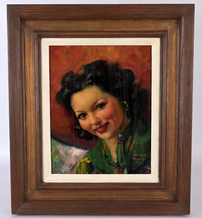 John Coppin, Tori, Oil on Board