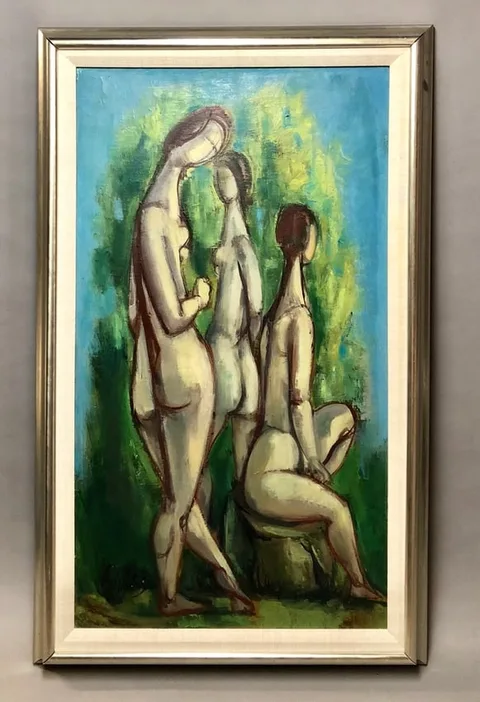 Frederick Taubes, Untitled, Oil on Canvas