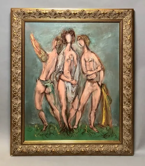 Frederick Taubes, Obsession and fantasy, The Intimate Journey of Frederic Taubes, Oil on Canvas