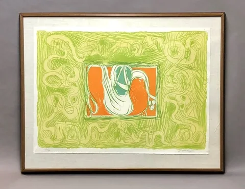 Pierre Alechinsky, Crevette et Salade, print (other)